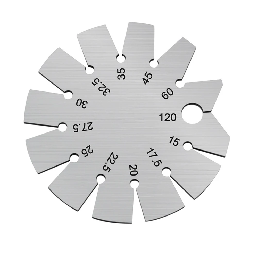 70mm Stainless Steel Bevel Gauge Angle Protractor 15° 17.5° 20° 22.5° 25° 27.5° 30° 45° 60° 120° Meassuring Tool
70mm Stainless Steel Bevel Gauge Angle Protractor 15° 17.5° 20° 22.5° 25° 27.5° 30° 45° 60° 120° Meassuring Tool