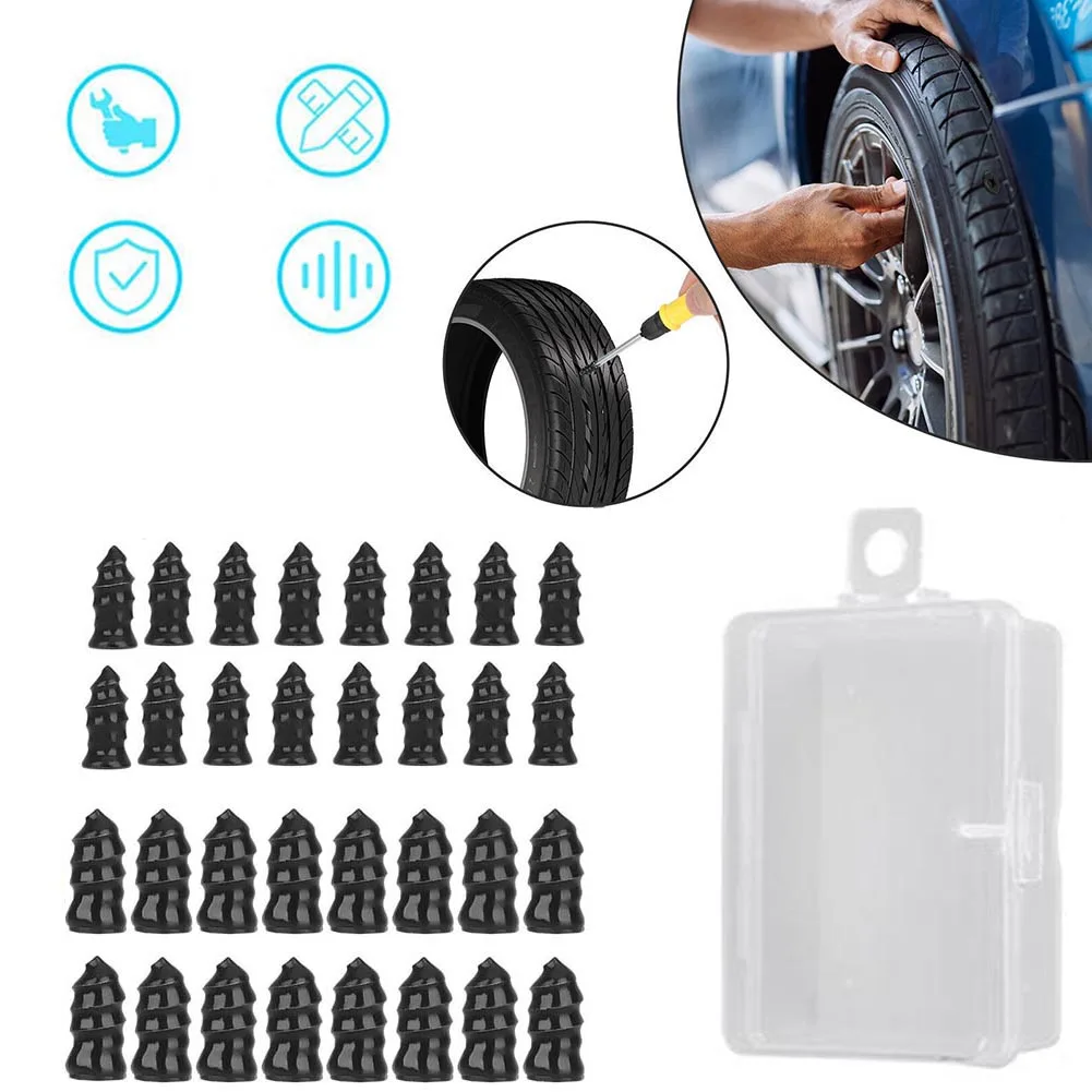 32Pcs Tire Screws Tubeless Repair Tools Vacuum Tyre Repair Nail Kit Car Vacuum Tire Repair Nails Rubber Screw Nail Fast Tool Set
32Pcs Tire Screws Tubeless Repair Tools Vacuum Tyre Repair Nail Kit Car Vacuum Tire Repair Nails Rubber Screw Nail Fast Tool Set