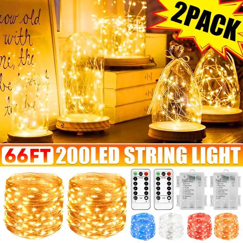 2 Pack 200 LED Solar Light Outdoor Lamp 10m String Lights For Holiday Christmas Party Waterproof Fairy Lights Garden Garland
2 Pack 200 LED Solar Light Outdoor Lamp 10m String Lights For Holiday Christmas Party Waterproof Fairy Lights Garden Garland