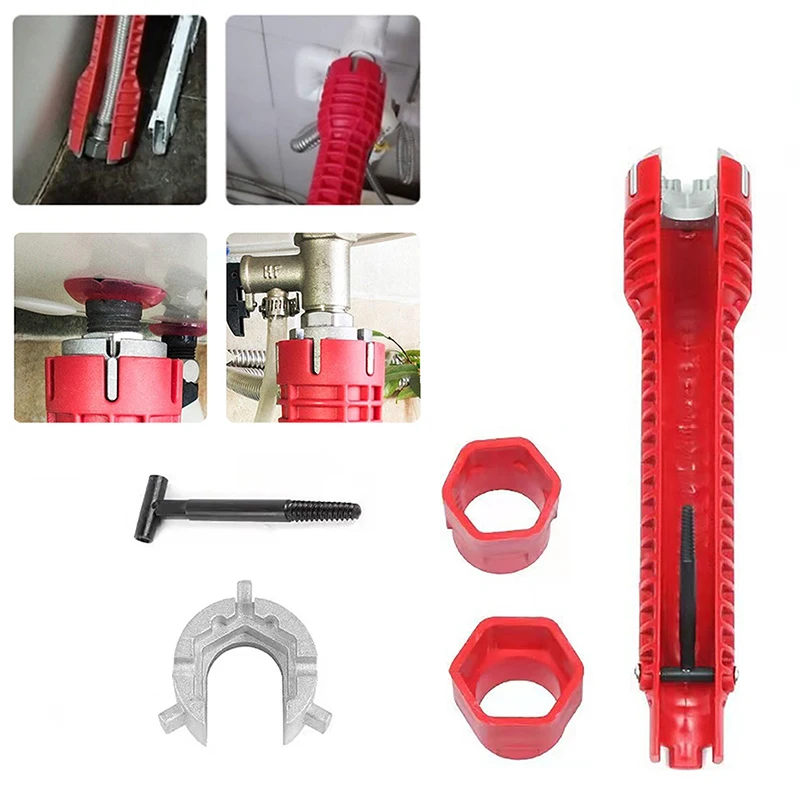 Гаечный ключ 8 в 1 для установки на раковину
Гаечный ключ 8 в 1 для установки на раковину