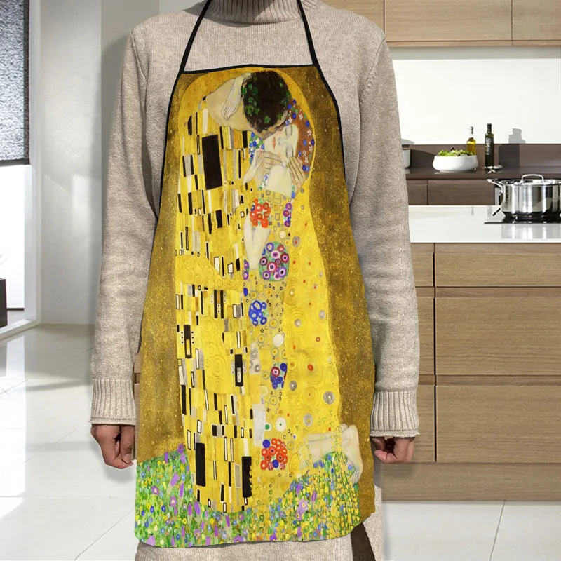 Кухонный Фартук Gustav Klimt из ткани Оксфорд, водонепроницаемый кухонный фартук для мужчин и женщин, домашняя уборка, аксессуары для дома и кухни
Кухонный Фартук Gustav Klimt из ткани Оксфорд, водонепроницаемый кухонный фартук для мужчин и женщин, домашняя уборка, аксессуары для дома и кухни