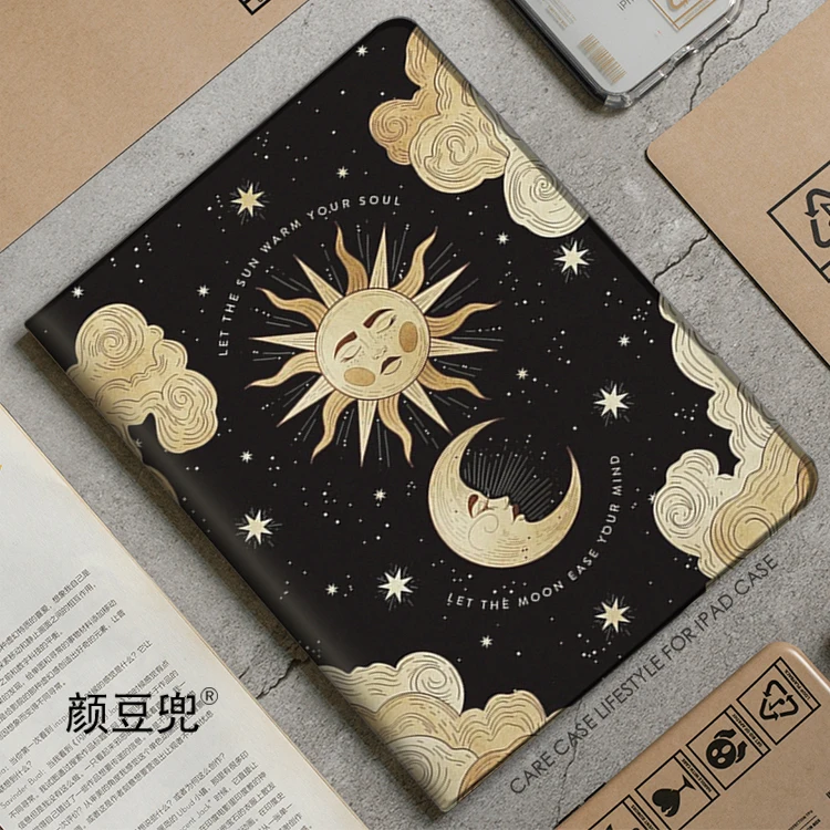 Solar Eclipse Sun Moon vintage ipad case For Apple Air 10.9 iPad Pro 2020 Cover for iPad 10.2 11 12.9in Mini 5 6 Case Pen holder
Solar Eclipse Sun Moon vintage ipad case For Apple Air 10.9 iPad Pro 2020 Cover for iPad 10.2 11 12.9in Mini 5 6 Case Pen holder