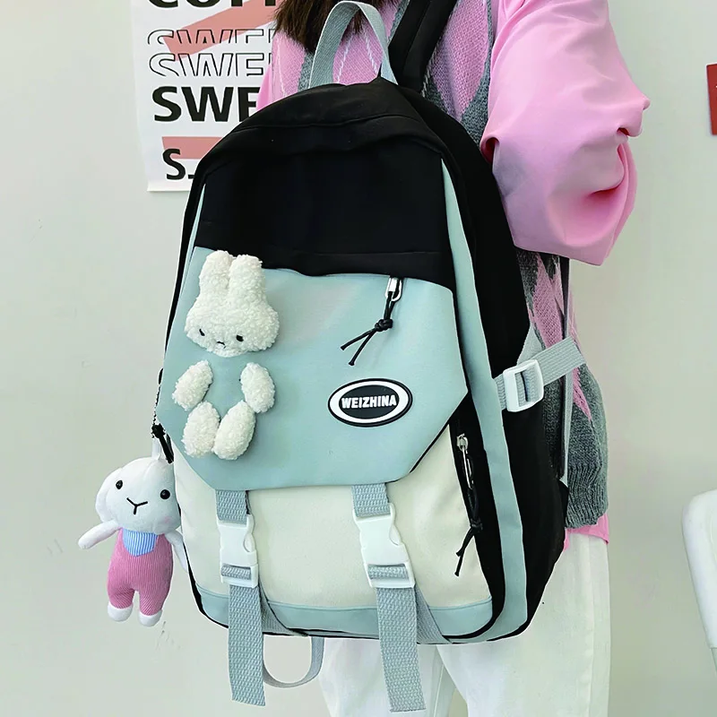 New Fashion Women's Nylon Backpack for Cute Girls Preppy Style School Bag Female Large Capacity Rucksack Lady Anti Theft Mochila
New Fashion Women's Nylon Backpack for Cute Girls Preppy Style School Bag Female Large Capacity Rucksack Lady Anti Theft Mochila