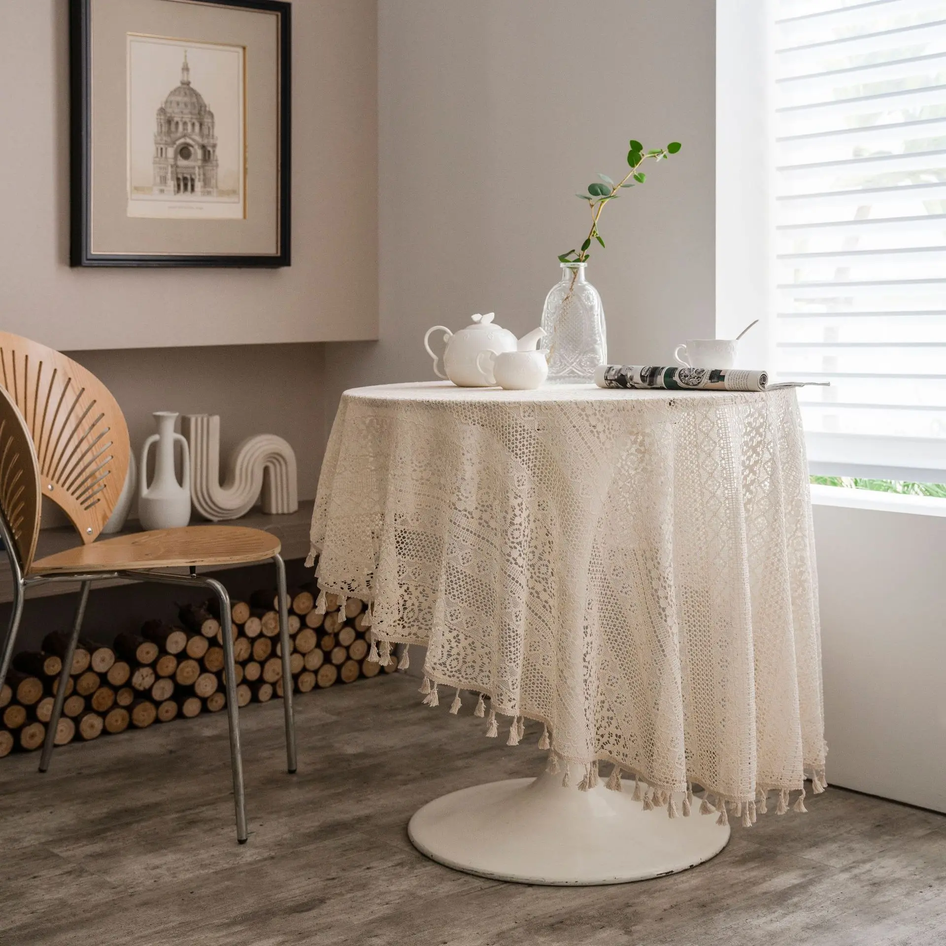 American Cotton Linen Vintage Knitting Round Tablecloth Coffee Table Cover Table Round Tablecloth Decora Picnic Mat Table Cover
American Cotton Linen Vintage Knitting Round Tablecloth Coffee Table Cover Table Round Tablecloth Decora Picnic Mat Table Cover