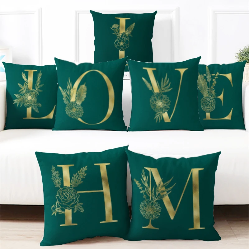 Letter Green Cushion Cover 45x45cm Sofa Pillow Cover Leaves Plant Waist Pillowcase Single Double Print Pillow Case Home Decor
Letter Green Cushion Cover 45x45cm Sofa Pillow Cover Leaves Plant Waist Pillowcase Single Double Print Pillow Case Home Decor