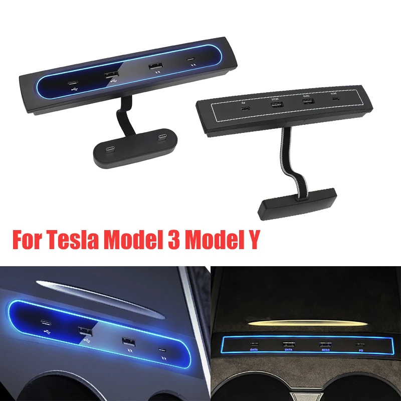 For Tesla Model 3 2021 Model Y 27W Quick Charger Smart Docking Station for Tesla Model Y USB Shunt Hub Interior Accessories
For Tesla Model 3 2021 Model Y 27W Quick Charger Smart Docking Station for Tesla Model Y USB Shunt Hub Interior Accessories