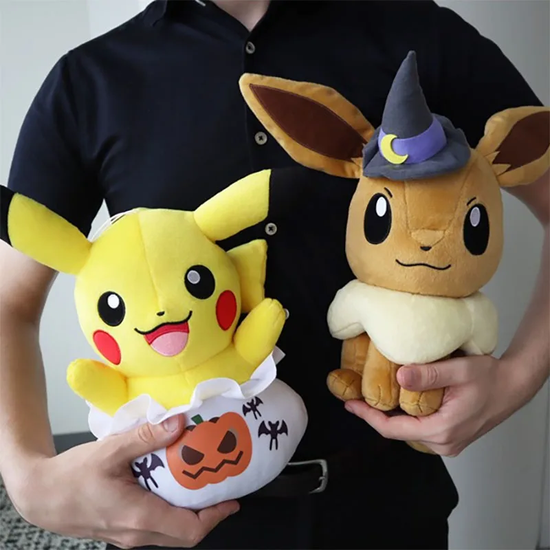 Хэллоуин наряд стиль Покемон Eevee плюшевая игрушка Lucario Pikachu плюшевая набивная кукла Веселая игрушка Рождественский подарок для детей
Хэллоуин наряд стиль Покемон Eevee плюшевая игрушка Lucario Pikachu плюшевая набивная кукла Веселая игрушка Рождественский подарок для детей