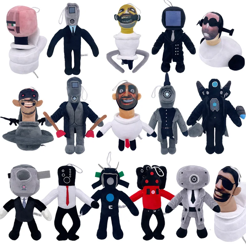 Skibidi Toilet Plush Dolls Toys Speakerman Plush Camara Camera Man Skibidi Game Soft Stuffed Peluches for Kids Funny Gifts
Skibidi Toilet Plush Dolls Toys Speakerman Plush Camara Camera Man Skibidi Game Soft Stuffed Peluches for Kids Funny Gifts