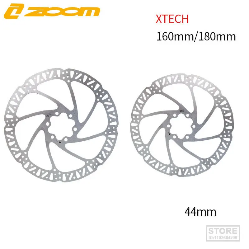 ZOOM Bicycle Disc Brake Rotor 160mm 180mm Disc Stainless Steel Hydraulic Brake Disc Rotors for mountain MTB Road bike
ZOOM Bicycle Disc Brake Rotor 160mm 180mm Disc Stainless Steel Hydraulic Brake Disc Rotors for mountain MTB Road bike