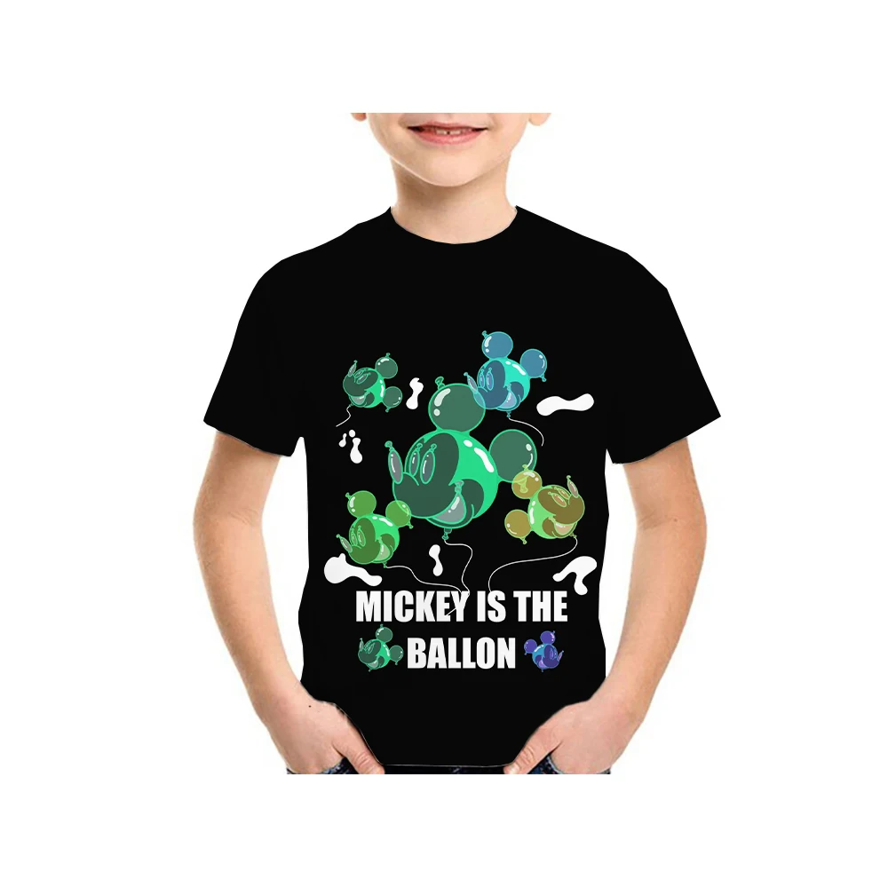 Футболка детская с коротким рукавом и принтом Микки Мауса
Футболка детская с коротким рукавом и принтом Микки Мауса