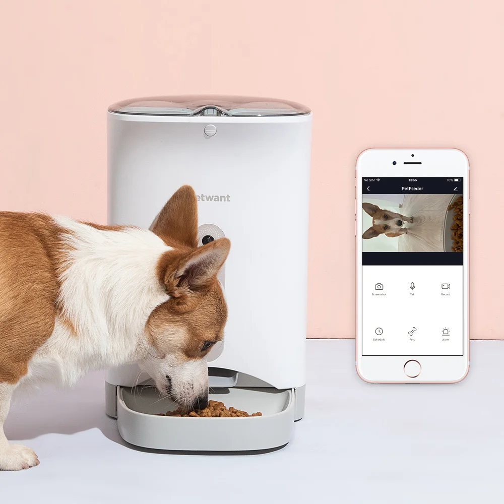 HIMOJO Hot Selling Remote Control Smart Pet Feeder Wifi with Camera for Dogs Cats pet slow feeder bowls automatic cats feeder
HIMOJO Hot Selling Remote Control Smart Pet Feeder Wifi with Camera for Dogs Cats pet slow feeder bowls automatic cats feeder
