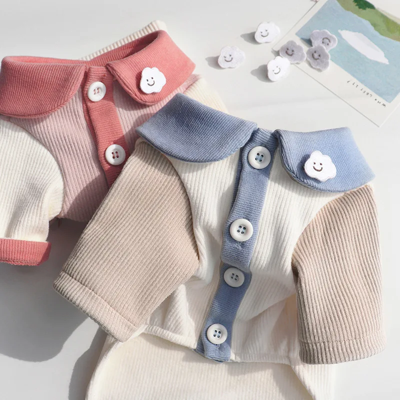 Spring Autumn Cartoon Bottoming Shirt Dog Clothes Cute and Comfortable Cat Clothes Pet Clothing Pet Accessories Dog Accessories
Spring Autumn Cartoon Bottoming Shirt Dog Clothes Cute and Comfortable Cat Clothes Pet Clothing Pet Accessories Dog Accessories