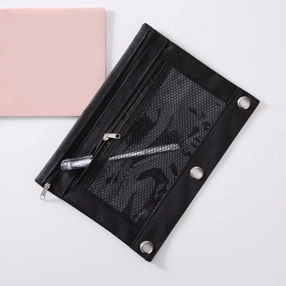 Durable Stationery Holder Flexible Multipurpose Pencil Pouch Portable Binder Design Visible Mesh Stationery Holder
Durable Stationery Holder Flexible Multipurpose Pencil Pouch Portable Binder Design Visible Mesh Stationery Holder