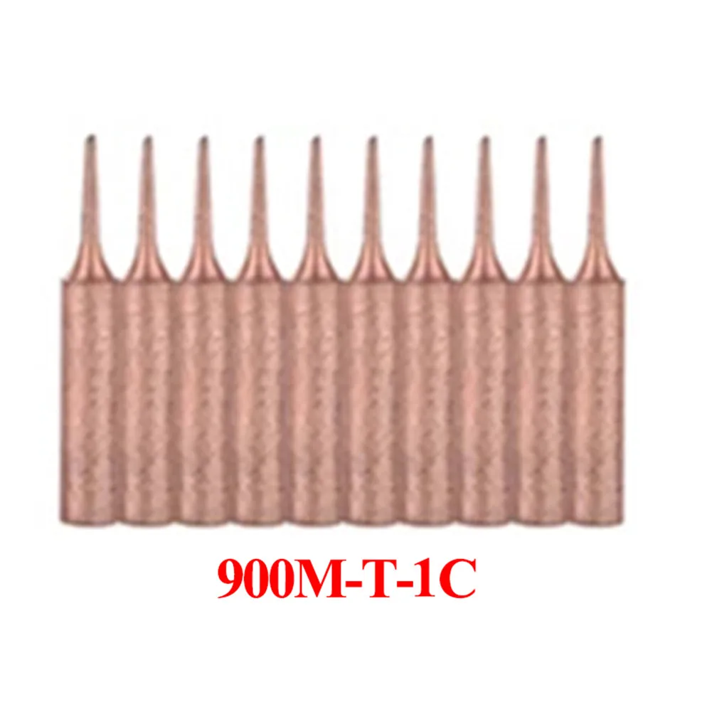 Electric Iron Head 900M-T Soldering Tip Pack Part 10 Piece 10Pcs Accessory Pure Copper Replace Replacement Set
Electric Iron Head 900M-T Soldering Tip Pack Part 10 Piece 10Pcs Accessory Pure Copper Replace Replacement Set