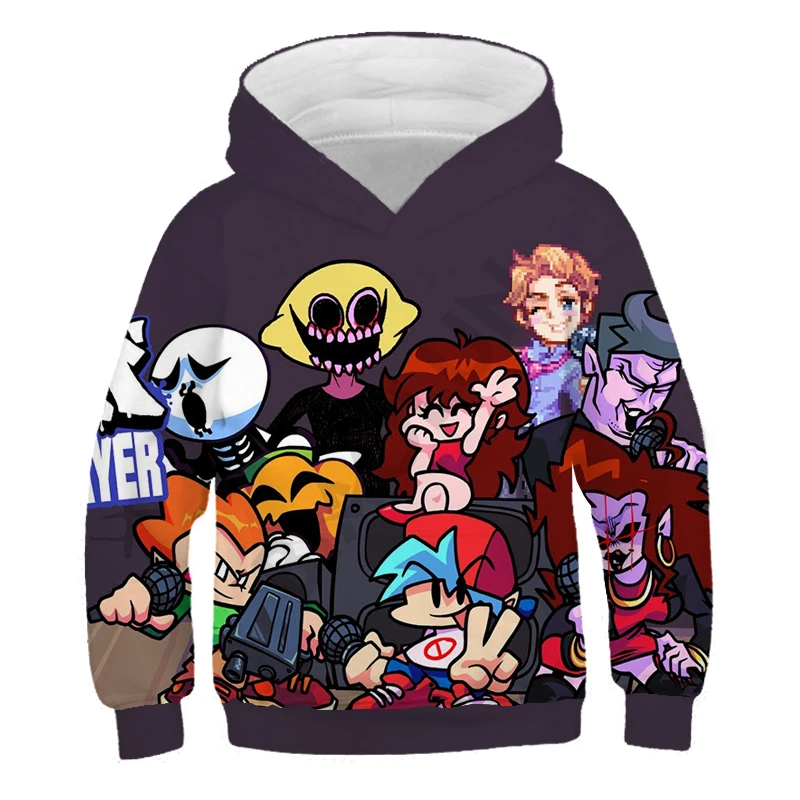 New Game Friday Night Funkin Hoodie 3D Sweatshirt Long Sleeve Kids Tracksuit Harajuku Streetwear 2021 Video Game Boys Clothes
New Game Friday Night Funkin Hoodie 3D Sweatshirt Long Sleeve Kids Tracksuit Harajuku Streetwear 2021 Video Game Boys Clothes
