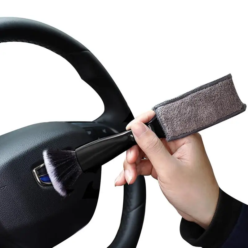 Щетка для детейлинга автомобиля, щетка для детейлинга с двумя головками, универсальный двухсторонний очиститель для автомобильной клавиатуры, приборной панели
Щетка для детейлинга автомобиля, щетка для детейлинга с двумя головками, универсальный двухсторонний очиститель для автомобильной клавиатуры, приборной панели