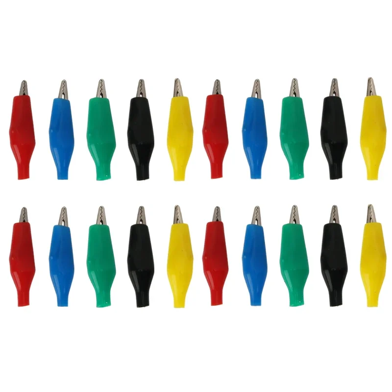 Тестовые зажимы крокодил FAMCDI 20 шт.
Тестовые зажимы крокодил FAMCDI 20 шт.