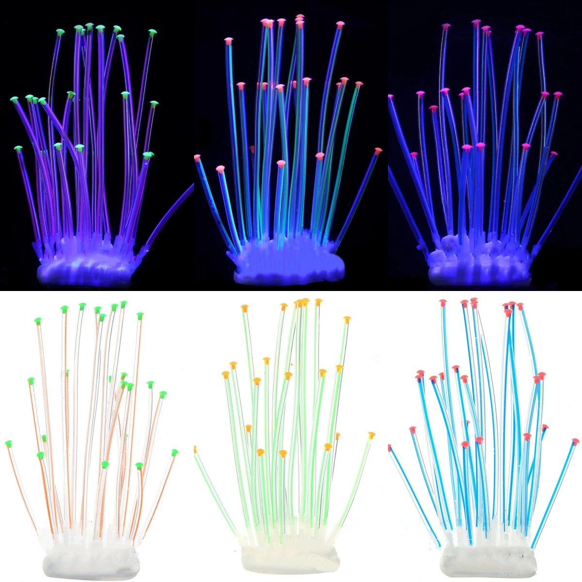 Aquarium Artificial Coral Silicone Glowing Simulation Coral Fish Tank Decoration Underwater Ornament Fake Plants Accessories
Aquarium Artificial Coral Silicone Glowing Simulation Coral Fish Tank Decoration Underwater Ornament Fake Plants Accessories