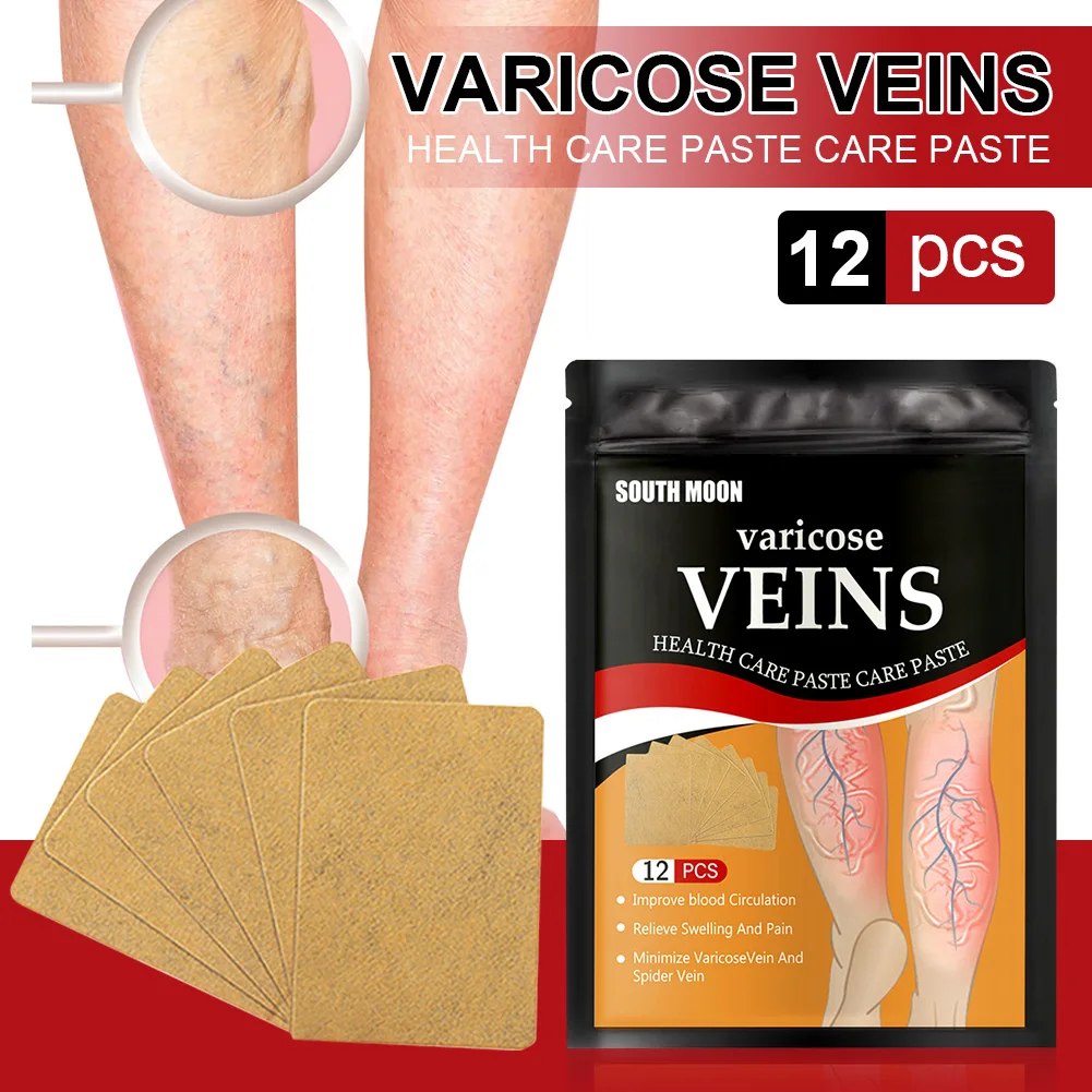 12/24/36pc South Moon Varicose Veins Phlebitis Spider Earthworm Leg Relief Patch Swelling For Foot Health Care Removal Leg Pain
12/24/36pc South Moon Varicose Veins Phlebitis Spider Earthworm Leg Relief Patch Swelling For Foot Health Care Removal Leg Pain