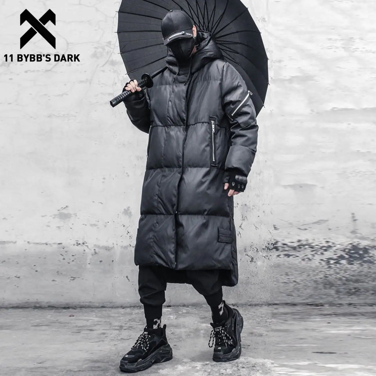 11 BYBB'S темные зимние плотные пальто для мужчин Techwear искусственная молния капюшон Мягкие Длинные парки куртка уличная одежда черное пальто в...
11 BYBB'S темные зимние плотные пальто для мужчин Techwear искусственная молния капюшон Мягкие Длинные парки куртка уличная одежда черное пальто в...