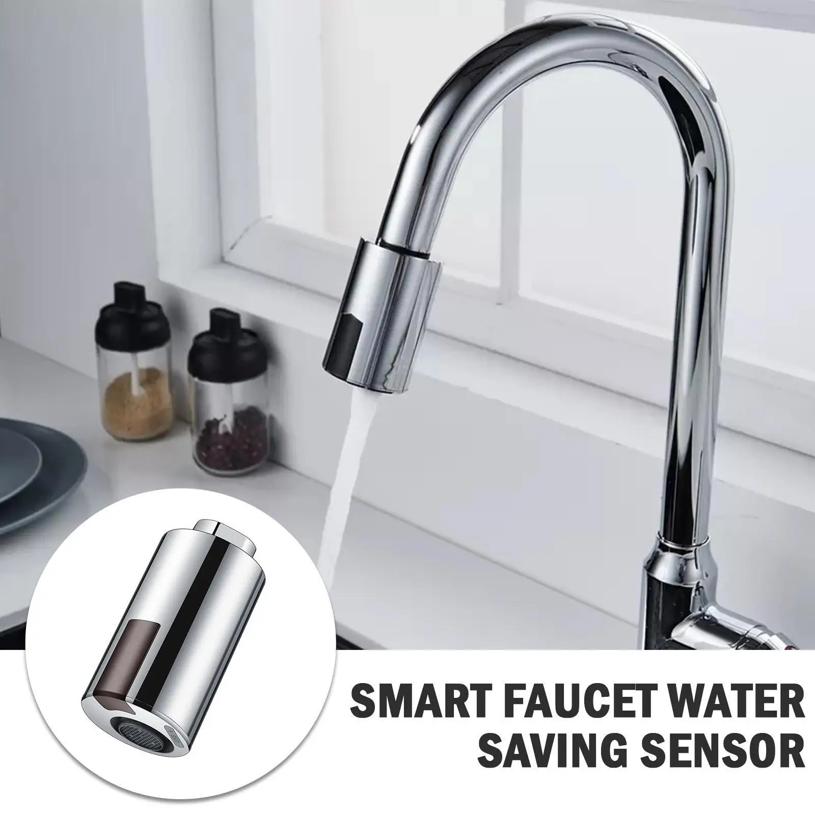 New Faucet Water-saving Sensor Non-contact Faucet Infrared Sensor Adapter Kitchen Faucets Nozzle For Kitchen Bathroom Tool H6v7
New Faucet Water-saving Sensor Non-contact Faucet Infrared Sensor Adapter Kitchen Faucets Nozzle For Kitchen Bathroom Tool H6v7