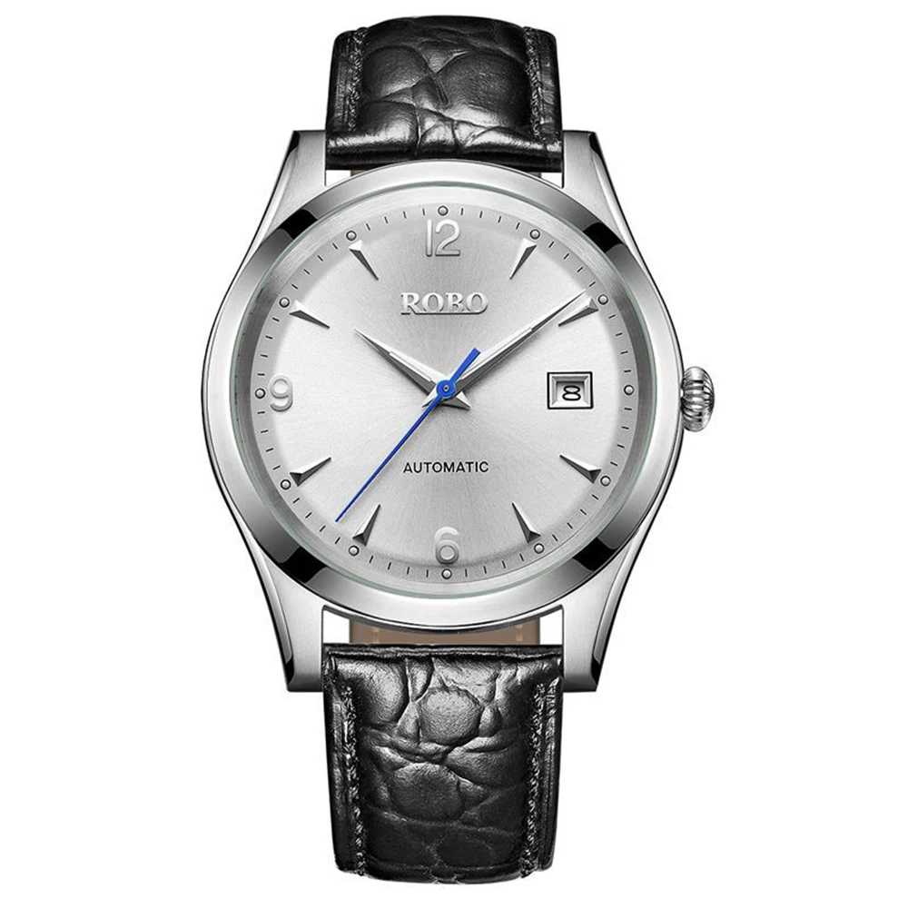 Dress Watches Men Automatic 40mm Business Mechanical Wristwatches Miyota Movement Curved Sapphire Glass Luminous Watch ROBO 2023
Dress Watches Men Automatic 40mm Business Mechanical Wristwatches Miyota Movement Curved Sapphire Glass Luminous Watch ROBO 2023