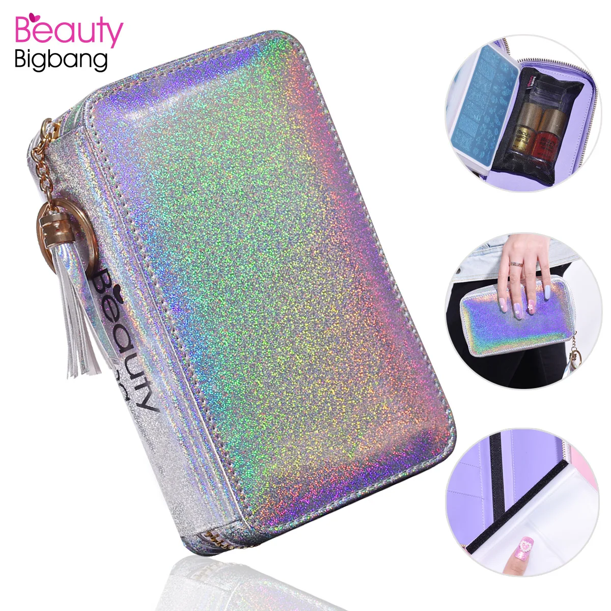 Набор цветных лазерных пластин BeautyBigBang для стемпинга, 18 слотов, 6*12 см, квадратный Чехол-держатель для тарелка-органайзер для нейл-арта
Набор цветных лазерных пластин BeautyBigBang для стемпинга, 18 слотов, 6*12 см, квадратный Чехол-держатель для тарелка-органайзер для нейл-арта