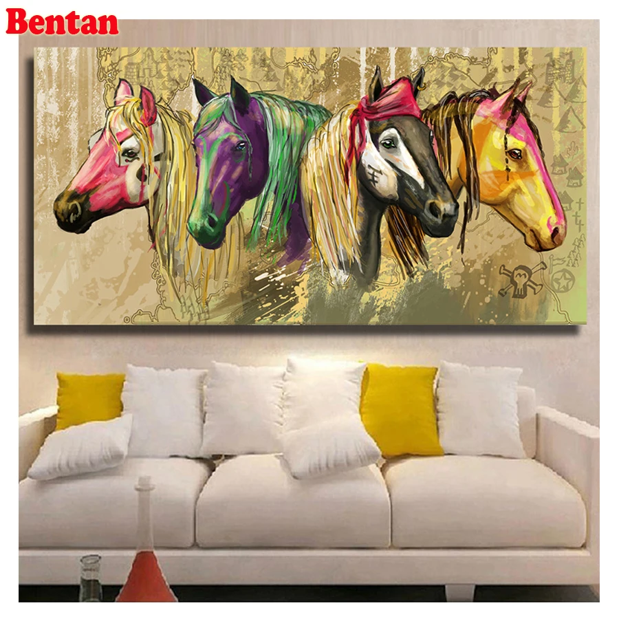 Алмазная 5D Вышивка «сделай сам», Набор для вышивки крестиком с изображением животных, лошадей, мозаика, домашний декор 
Алмазная 5D Вышивка «сделай сам», Набор для вышивки крестиком с изображением животных, лошадей, мозаика, домашний декор