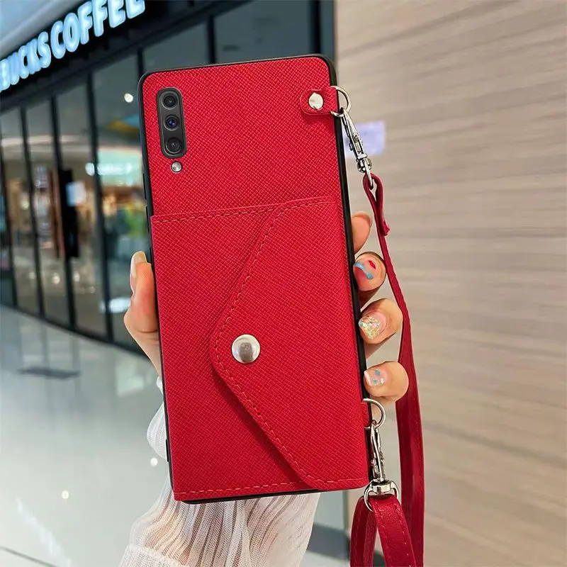 Suitable For Samsung Galaxy A50 Leather Soft Phone Case, Change Card Bag, Crossbody Strap Lanyard
Suitable For Samsung Galaxy A50 Leather Soft Phone Case, Change Card Bag, Crossbody Strap Lanyard