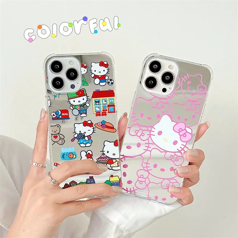 Kawaii Sanrioed Mobile Phone Shell Cartoon Cute Creative Mirror Mobile Phone Fall Protection Shell Iphone 13/14 Promax
Kawaii Sanrioed Mobile Phone Shell Cartoon Cute Creative Mirror Mobile Phone Fall Protection Shell Iphone 13/14 Promax