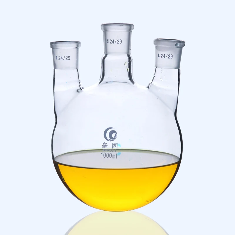 1PCS 50ml to 2000ml Laboratory Glass Standard straight Ground Joint Round bottom Boiling Flask with three necks for Distillation
1PCS 50ml to 2000ml Laboratory Glass Standard straight Ground Joint Round bottom Boiling Flask with three necks for Distillation