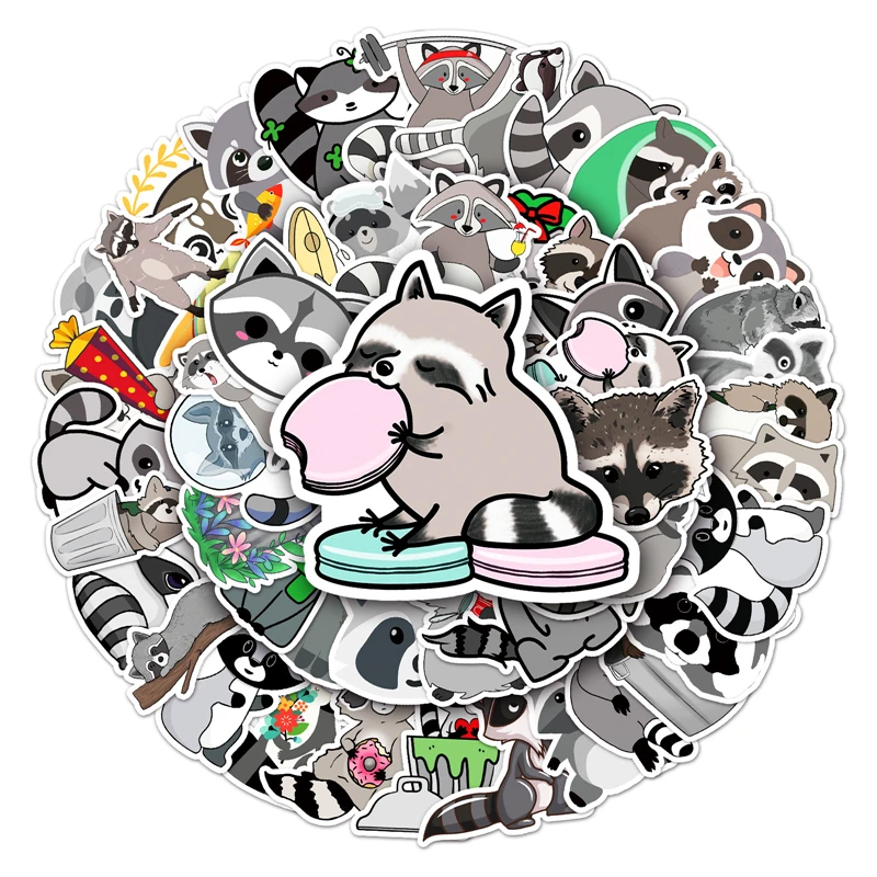 Raccoon Bear Scrapbooking Stickers Packs Waterproof Skateboard Luggage Motorcycle Guitar Graffiti Kid Toy Decals Pasters Gifts
Raccoon Bear Scrapbooking Stickers Packs Waterproof Skateboard Luggage Motorcycle Guitar Graffiti Kid Toy Decals Pasters Gifts
