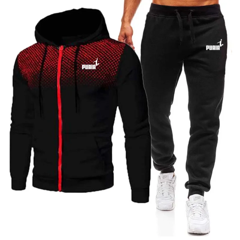 Men Winter Sets Zipper Fleece Hoodie Dots Outwear+Sweatpants 2 Piece Set Male Workout Work Home Outfit Casual Men's Clothing
Men Winter Sets Zipper Fleece Hoodie Dots Outwear+Sweatpants 2 Piece Set Male Workout Work Home Outfit Casual Men's Clothing