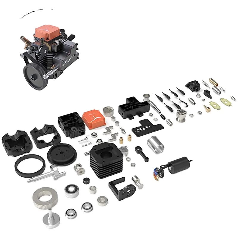 Mini Car Engine Toyan FS-S100AC Four Stroke Methanol Nitro RC Toy Motor DIY KIT Version 130PCS
Mini Car Engine Toyan FS-S100AC Four Stroke Methanol Nitro RC Toy Motor DIY KIT Version 130PCS