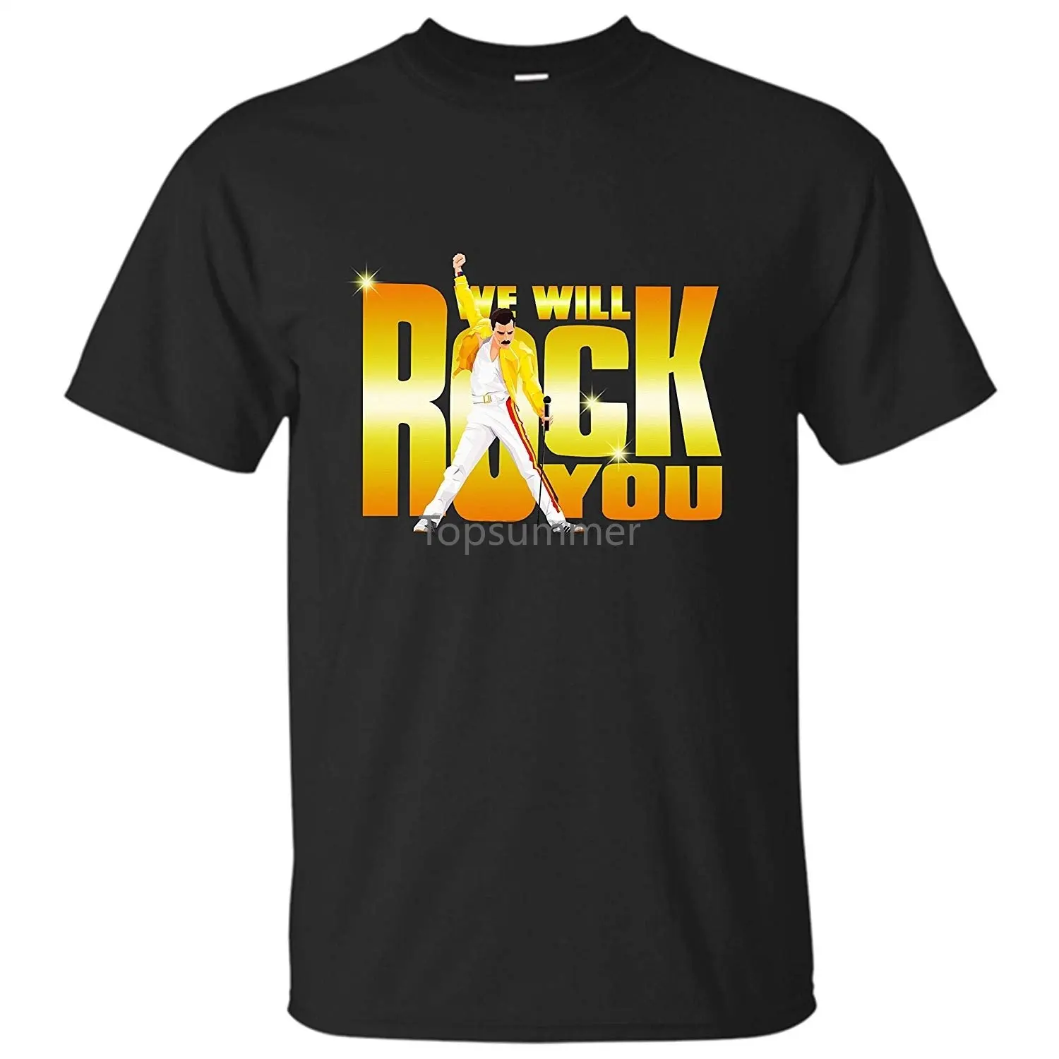 Queen Bohemian Rhapsody Freddie Mercury We Will Rock You Birthday Gift Idea Short Sleeve T-Shirt Top Tee T Shirt High Quality
Queen Bohemian Rhapsody Freddie Mercury We Will Rock You Birthday Gift Idea Short Sleeve T-Shirt Top Tee T Shirt High Quality