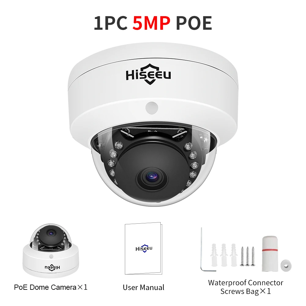 Взрывозащищенный IP камера Hiseeu 5MP 
Взрывозащищенный IP камера Hiseeu 5MP