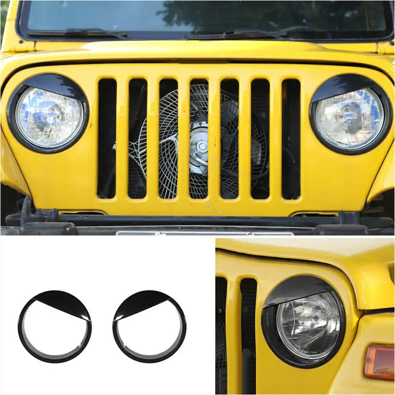 Fit for Jeep Wrangler TJ 1996-2006 2ND Exterior Head Light Lamp Cover Trim Black
Fit for Jeep Wrangler TJ 1996-2006 2ND Exterior Head Light Lamp Cover Trim Black