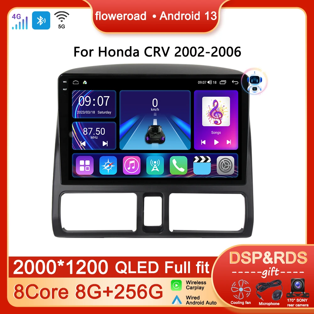 Автомагнитола 2DIN на Android, мультимедийный плеер для Honda CRV 2002-2006, навигация GPS, стерео, DVD, Apple Carplay, головное устройство DSP, Wi-Fi
Автомагнитола 2DIN на Android, мультимедийный плеер для Honda CRV 2002-2006, навигация GPS, стерео, DVD, Apple Carplay, головное устройство DSP, Wi-Fi
