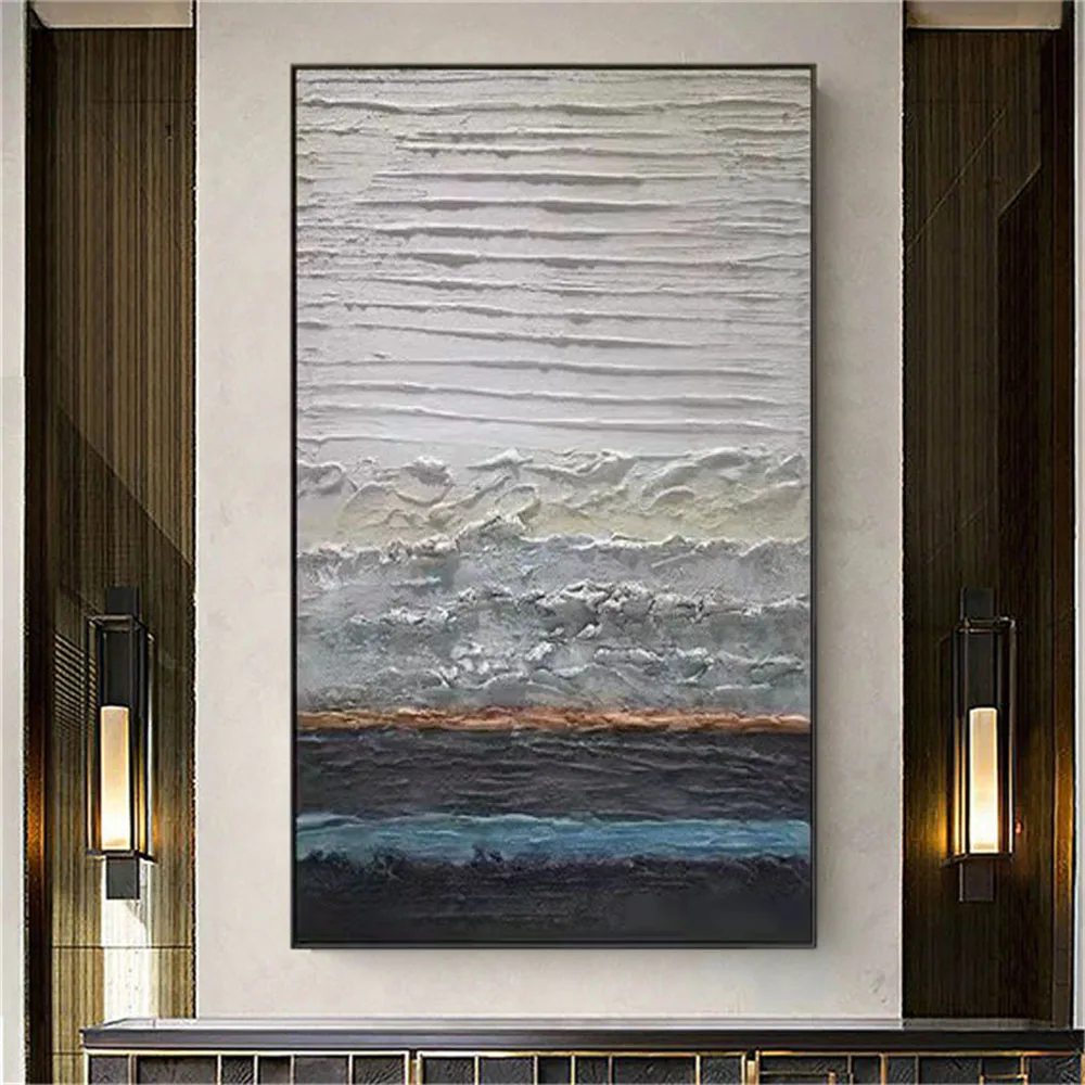 100% Hand Painted Modern Canvas Oil Painting Fashion Sea Sight Paint Pictures For Living Room Decor Wall Artwork Sofa Back Trim
100% Hand Painted Modern Canvas Oil Painting Fashion Sea Sight Paint Pictures For Living Room Decor Wall Artwork Sofa Back Trim