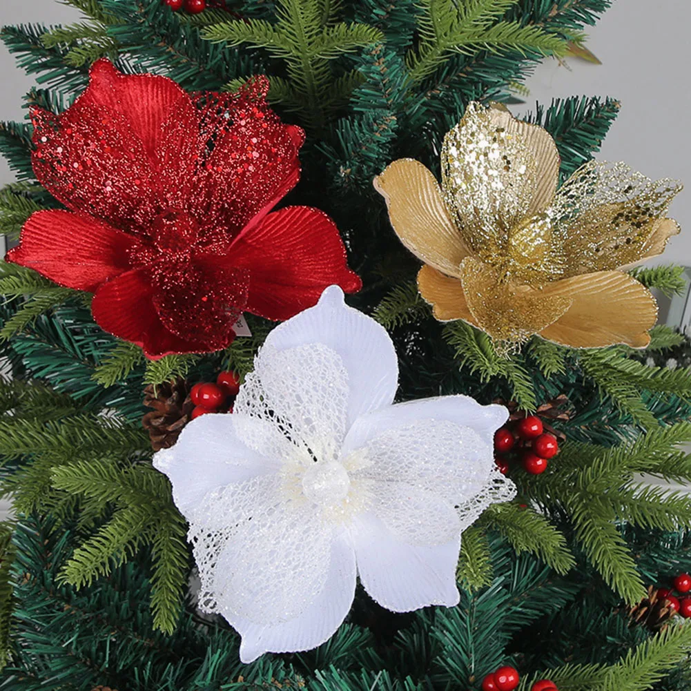 Christmas Tree Flowers Artificial Flower Christmas Tree Decoration Ornaments Noel Navidad Home Decor Flowers For Decoration
Christmas Tree Flowers Artificial Flower Christmas Tree Decoration Ornaments Noel Navidad Home Decor Flowers For Decoration