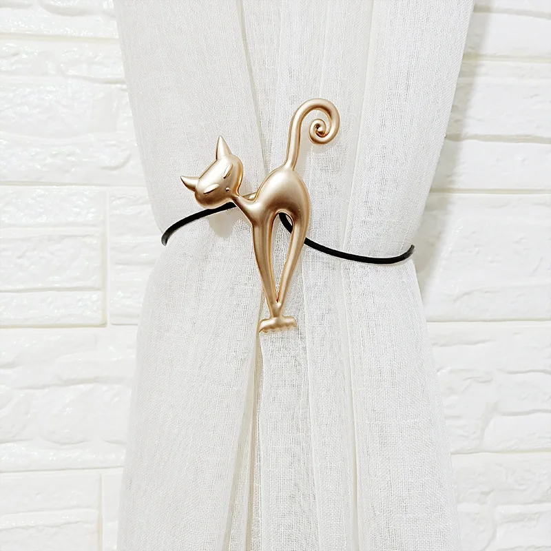 Free punch hook magnet curtain buckle Home Cute cartoon cat curtain tied back European-style decorative belt curtain accessories
Free punch hook magnet curtain buckle Home Cute cartoon cat curtain tied back European-style decorative belt curtain accessories