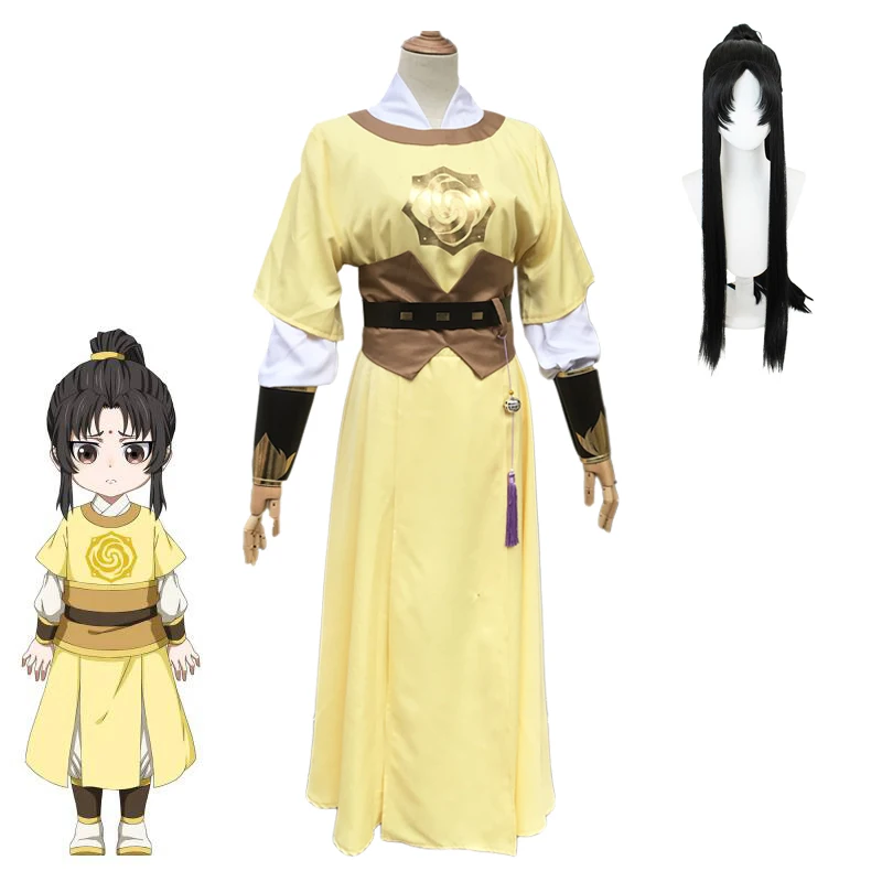 

Mo Dao Zu Shi Jin Ling Anime Cosplay Costume Grandmaster Of Demonic Cultivation Ancient Clothes Synthetic Wig Hair For Women Men
