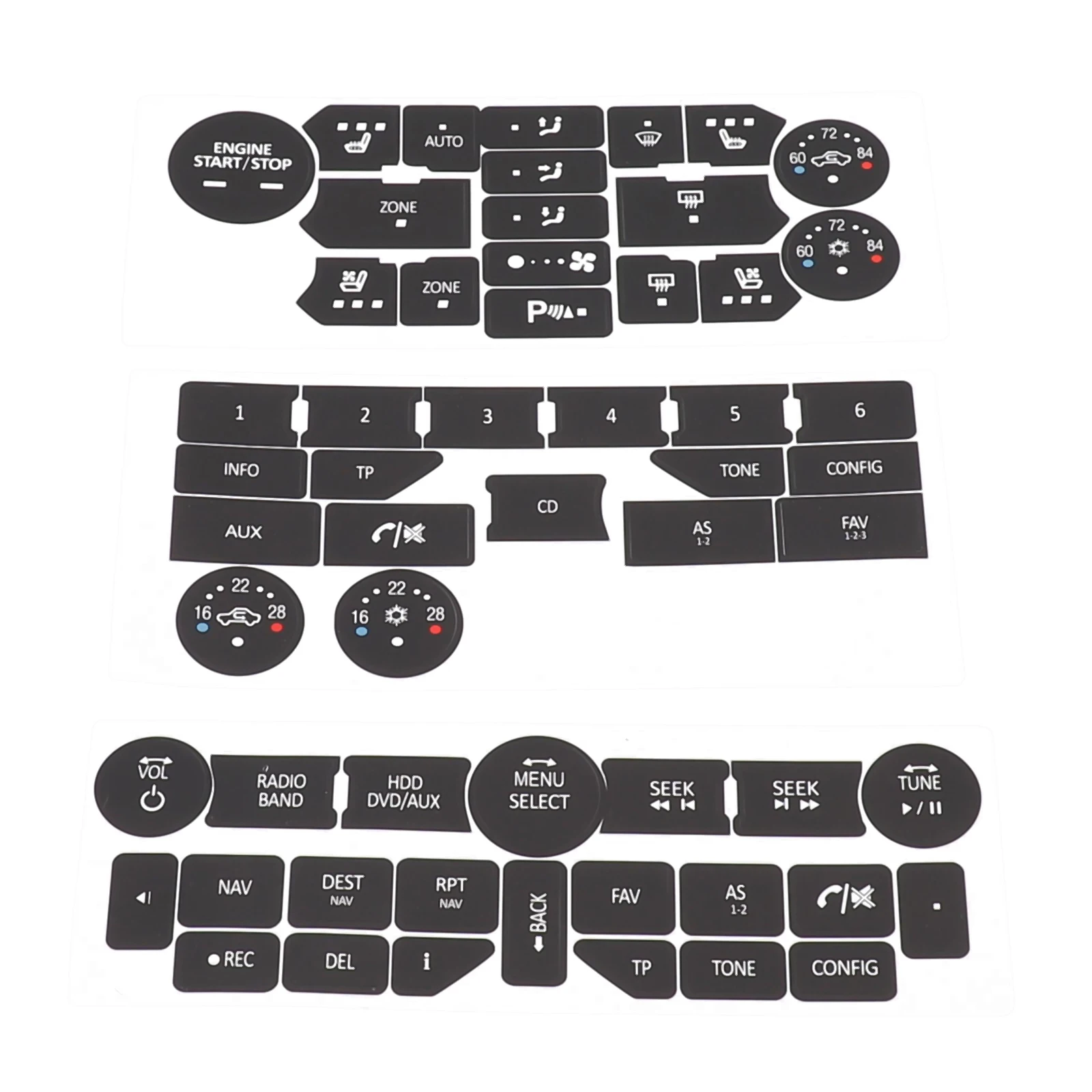 Sticker Repair Stickers Button Repair Decal Sticker for SAAB 3rd Gen 95NG 94X Excellent Adhesion & Illumination
Sticker Repair Stickers Button Repair Decal Sticker for SAAB 3rd Gen 95NG 94X Excellent Adhesion & Illumination