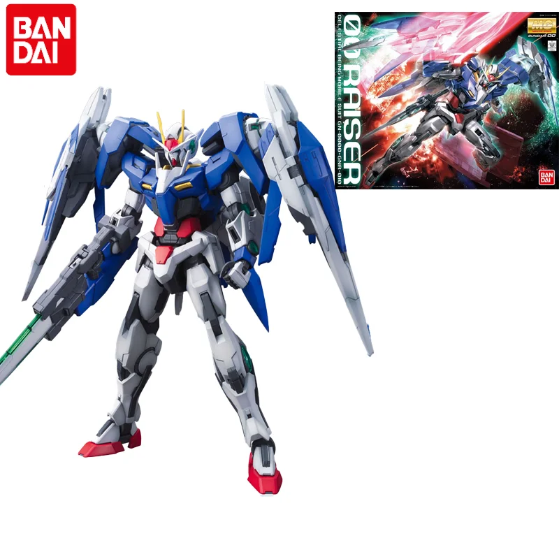 Original Bandai Gundam Anime Figure MG 1/100 GN-0000+GNR-010 GUNDAM OO-RAISER Assembly Model Anime Action Figures Birthday Gift
Original Bandai Gundam Anime Figure MG 1/100 GN-0000+GNR-010 GUNDAM OO-RAISER Assembly Model Anime Action Figures Birthday Gift
