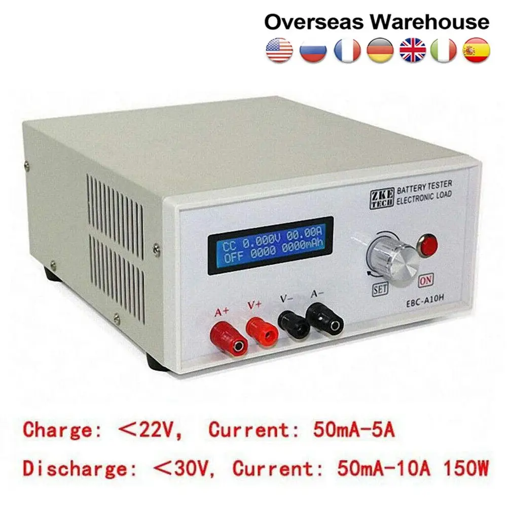 Electronic Load Battery Charging Capacity Tester Battery Testers Car Battery Analyzer Electronic Power Performance Testing Tool
Electronic Load Battery Charging Capacity Tester Battery Testers Car Battery Analyzer Electronic Power Performance Testing Tool