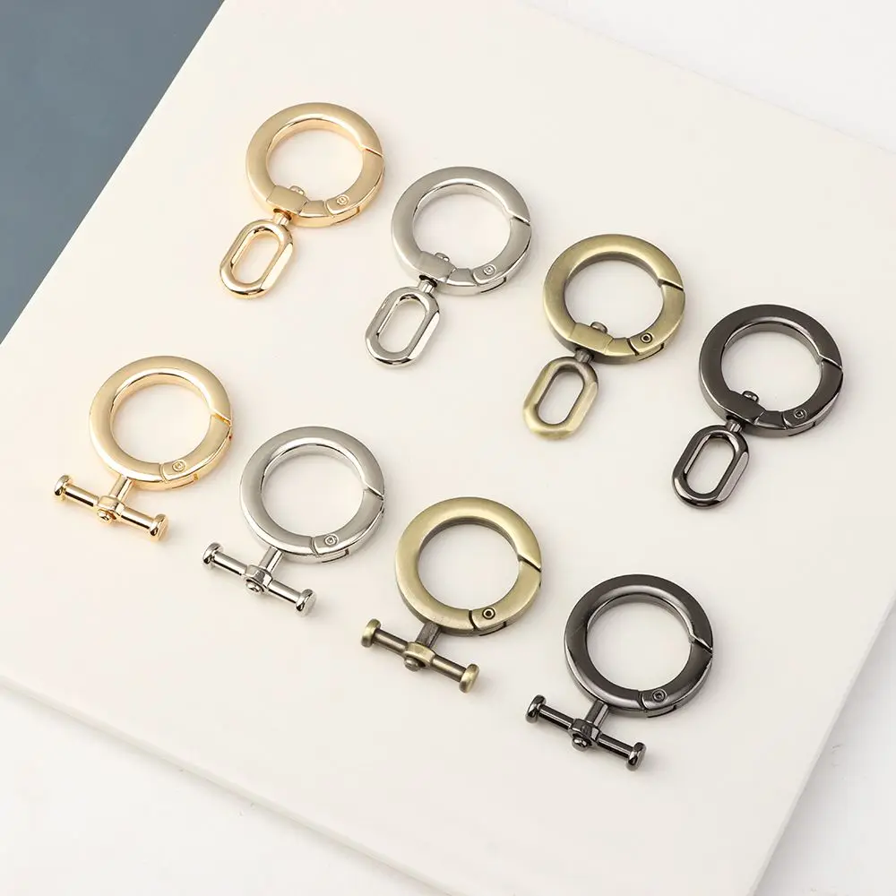 Hooks Plated Gate Round Push Trigger Spring O-Ring Buckles Snap Clasp Clip Carabiner Purses Handbags Bag Belt Buckle
Hooks Plated Gate Round Push Trigger Spring O-Ring Buckles Snap Clasp Clip Carabiner Purses Handbags Bag Belt Buckle