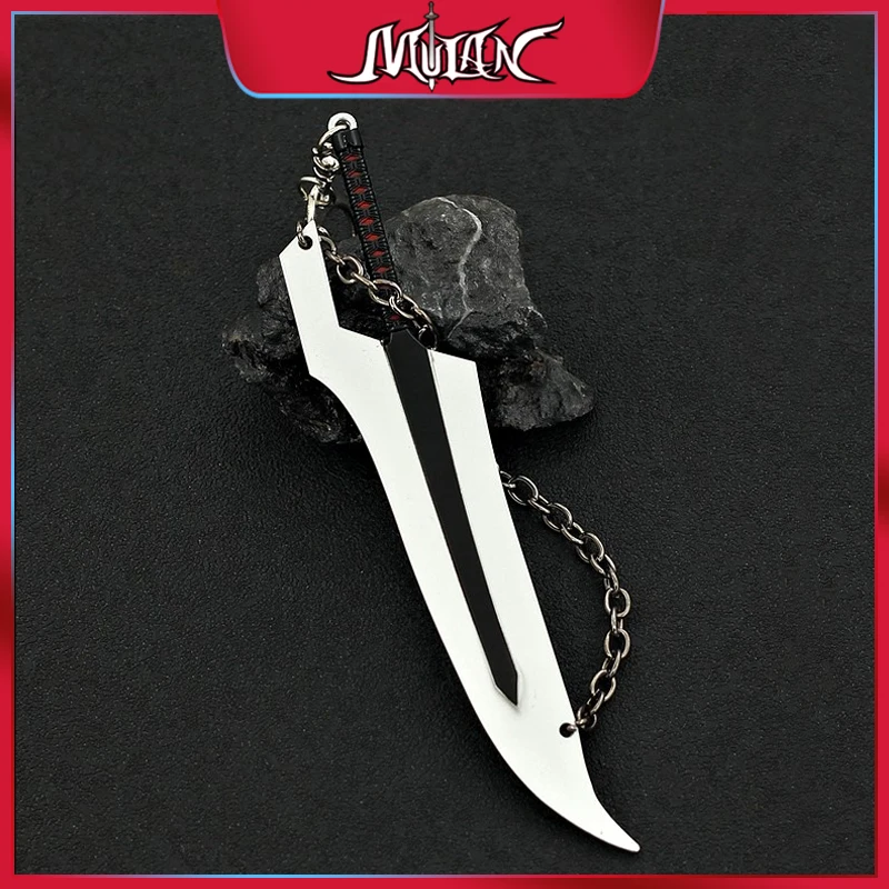 Отбеливающее оружие Kurosaki Ichigo Tensa Zangetsu 15 см брелок Меч Zanpakuto Zangetsu аниме аксессуары для игрушек подарки
Отбеливающее оружие Kurosaki Ichigo Tensa Zangetsu 15 см брелок Меч Zanpakuto Zangetsu аниме аксессуары для игрушек подарки