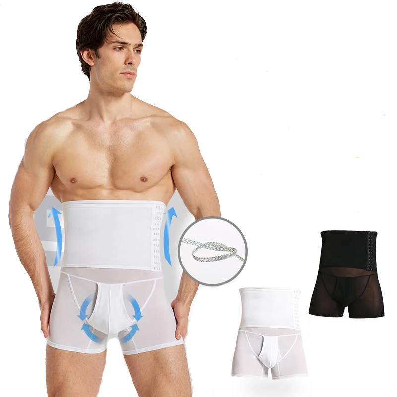 Men Hight Waist Slimming Pants Body Shapers Belly Tummy Control Shorts Compression Underwear Flat Belly Abdomen Boxer Briefs
Men Hight Waist Slimming Pants Body Shapers Belly Tummy Control Shorts Compression Underwear Flat Belly Abdomen Boxer Briefs