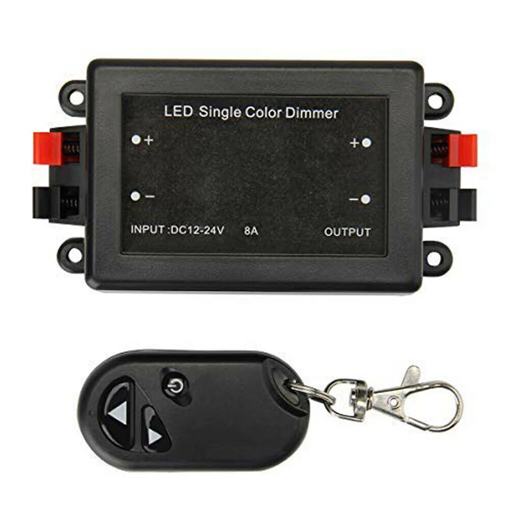 Controller RF Dimmer Adjust The Brightness Of Single Color LED Lights 12V~24V DC Durable Led Strip Light Controller
Controller RF Dimmer Adjust The Brightness Of Single Color LED Lights 12V~24V DC Durable Led Strip Light Controller