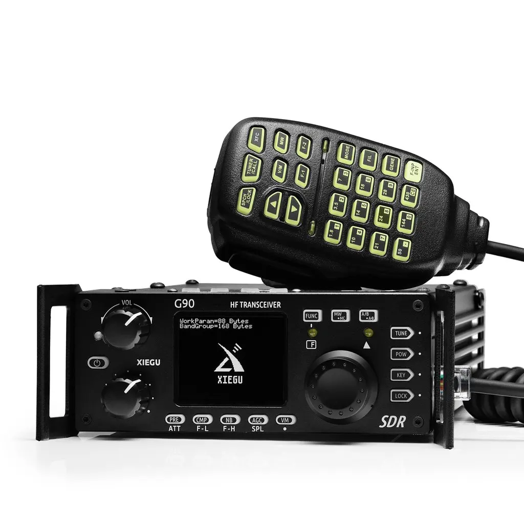 20 Вт SSB/CW/AM/FM 0,5-30 МГц SDR структура Xiegu G90 HF любительский радиопередатчик со встроенной автоматической антенной тюнер
20 Вт SSB/CW/AM/FM 0,5-30 МГц SDR структура Xiegu G90 HF любительский радиопередатчик со встроенной автоматической антенной тюнер
